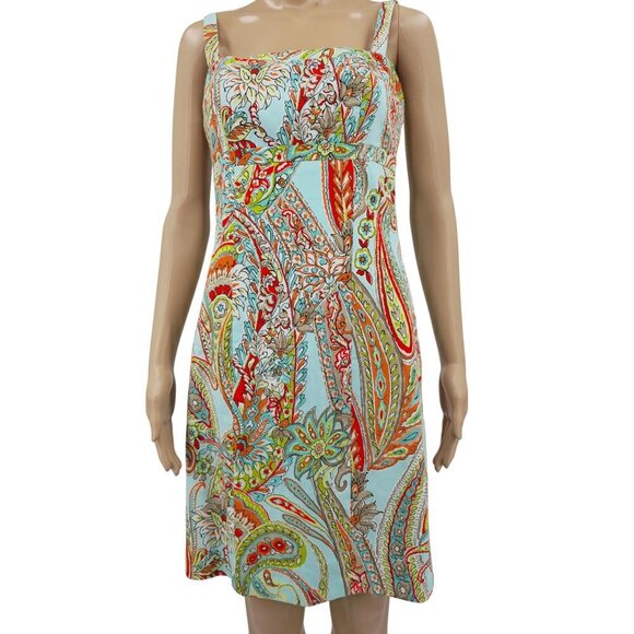 Tommy Bahama Womens Paisley Print Strappy Sundress Size 4 - Picture 8 of 8